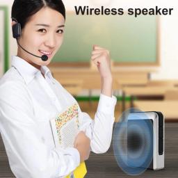 Amplificador de voz alto volume amplificar som sensível bluetooth-compatível portátil megafone fone de ouvido microfone para professores - Image 2