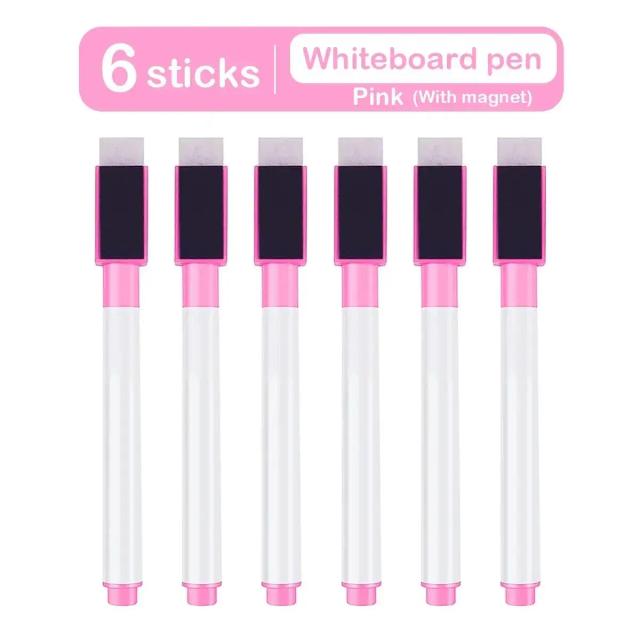 Caneta Magnética Apagável para Quadro Branco 8 Cores - Material de Ensino e Escritório