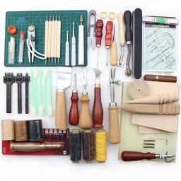 Couro Trabalho Tool Set para Saddle Making, Prong Punch, Sewing Thread Stamping, Shoemaking Leathercraft, Patchwork DIY Processing Kit - Image 6