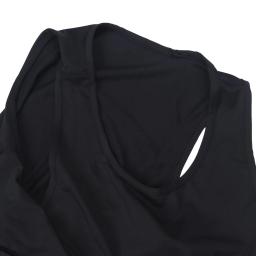 Protetor de costela masculino colete acolchoado, camisa de compressão, colete de treinamento com 3 almofadas para futebol, futebol, basquete, hóquei, proteção - Image 6