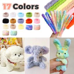 Criativo Chenille Stem Fluffy Wire Pipe Cleaner, Dog Twist Stick, Brinquedos Educativos para Crianças, Handmade DIY Craft Supplies, 100cm - Image 2