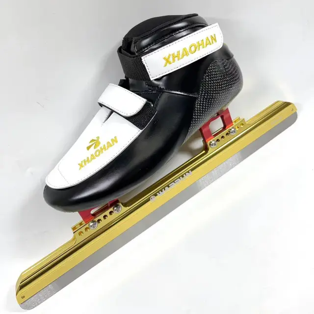 Velocidade em Skate no Gelo: Patins de Fibra de Carbono com Lâmina Puresprint para Curta Pista 