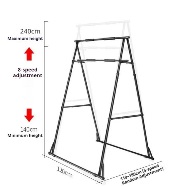 Máquina de Pull-up Barra Horizontal Edição Clássica 200kg