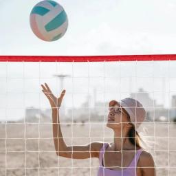 Rede profissional de voleibol para interior e exterior, corda alongada, jogo de praia, demarcação fronteira, quintal, piscina - Image 5