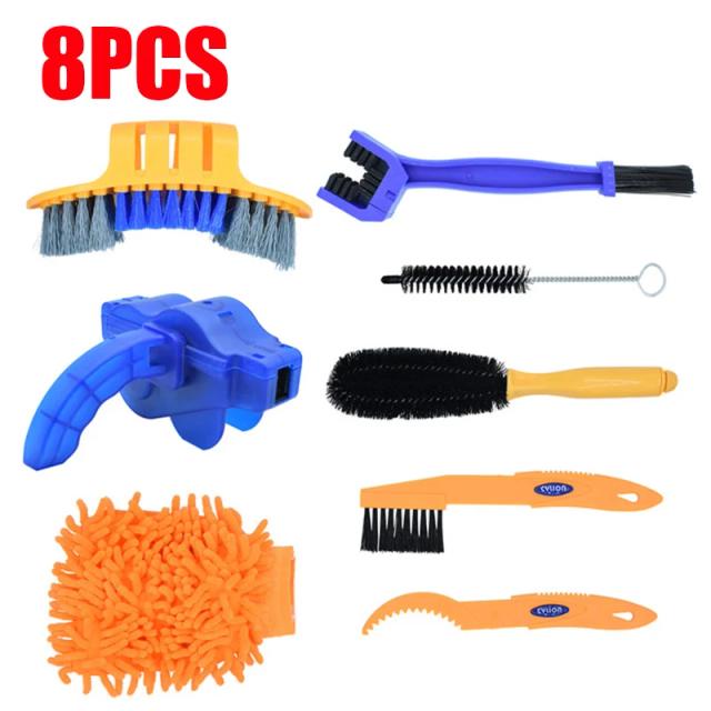 Kit de Limpeza de Ciclismo Portátil Limpador de Corrente Purificador de Bicicleta Ferramenta de Reparo