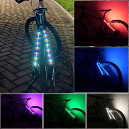 Decorativas luzes LED bicicleta com caixa de bateria, luzes quadrobicicleta, à prova de poeira, impermeável, decorativo - Image 1