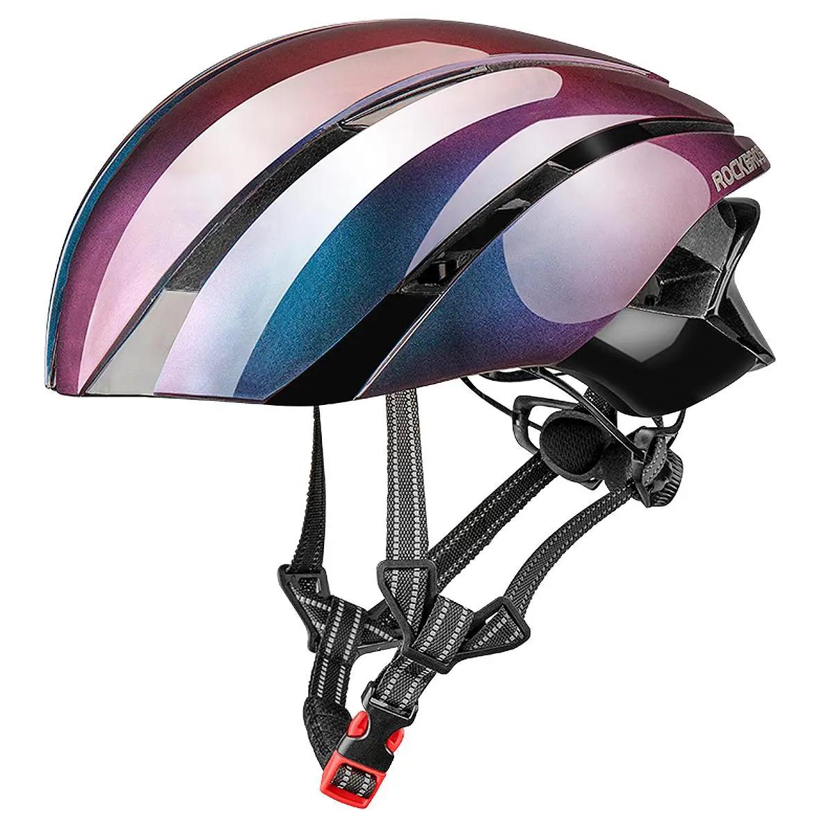 Capacete de ciclismo ROCKBROS ultraleve moldado integralmente com ventilação respirável Capacete de ciclismo aero masculino feminino Capacete de ciclismo de estrada MTB - Image 1