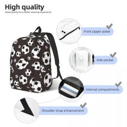 Bolas de futebol Mochila de futebol para meninos e meninas, mochila escolar estudantil, mochila, jardim de infância, ao ar livre, crianças - Image 3