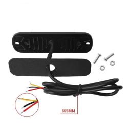 Luzes LED estroboscópicas para carro, luz estroboscópica da polícia, luz estroboscópica da polícia, luz de emergência, 12V, 24V, 6 LEDs - Image 3