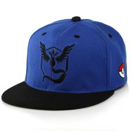 Boné de beisebol Go Team Valor, Instinto de Equipe Mística, Snapback Unissex, Anime Bordado Adolescente, Chapéu de Pai Hip Hop, H018 - Image 2