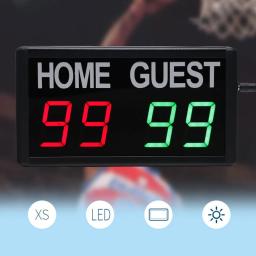 Wall Mounted Eletrônico Digital Placar para Basquete Futebol Boxe Sports Plug UE - Image 6