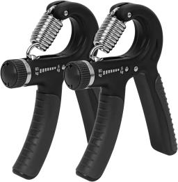 Aperto pesado ajustável do exercitador da mão da aptidão do prendedor 5-60kg - Image 1