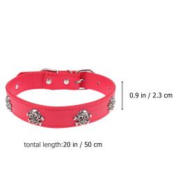 Ajustável Halloween crânio colarinho para Pet, Black Pet Collar, cão suprimentos, cachorro, 1pc - Image 4