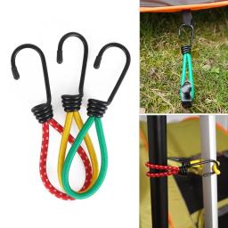 Fivela elástica para barraca de acampamento ao ar livre, 15cm, fivela fixa, com gancho, acessórios do teto - Image 1
