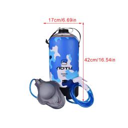 12l acampamento ao ar livre chuveiro saco de água aquecimento solar chuveiro portátil acampamento caminhadas escalada equipamento banho ducha portatil acampamento - Image 6
