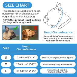 Focinho ajustável para cães de estimação, buldogue francês, máscara bucal respirável para parar de latir, suprimentos para evitar mordidas - Image 6
