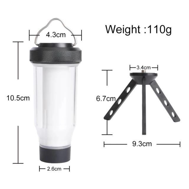 Lanterna Portátil LED Recarregável e Impermeável para Camping - Ideal para Tendas e Atividades ao Ar Livre