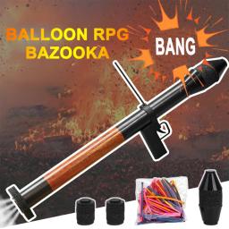 Bazuca de balão de RPG tático Modelo de espingarda de bala macia para crianças ao ar livre Arma de brinquedo lançável Presentes de Natal para crianças, brinquedos para adultos - Image 1