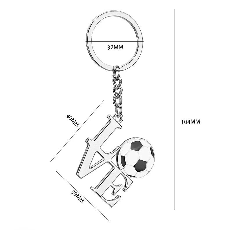 Futebol lembrança chaveiro para homens, fãs de futebol, saco pingente, chaveiro, Copa do mundo troféu, Copa do mundo, presente acessórios, menino, homens - Image 1