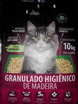 Granulado de Madeira Higiênico para Gatos, 10kg x 2, Lixo Sanitário para Gato com Acessórios para Alimentos de Hamster e Coelho - Image 3