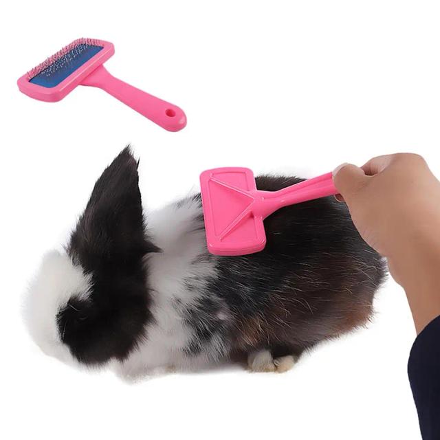 Escova de Limpeza e Aparador Portátil para Pets: Ideal para Coelhos e Cobaias