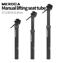 Meroca mtb conta-gotas selim 30.9mm \ 31.6mm altura hidráulica ajustável espigão de assento de bicicleta de estrada mountain bike tubo de assento - Image 6