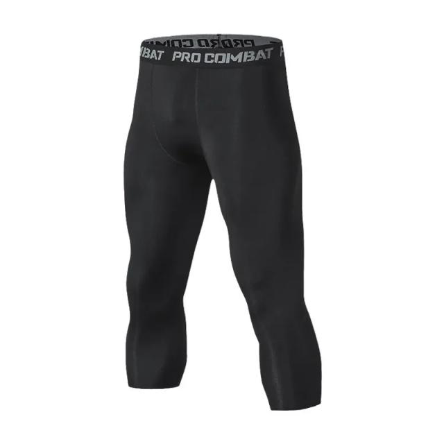 Calças de Compressão Masculinas Leggings Esportivas para Corrida e Treino Ativo