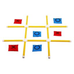 Giant Tic TAC Toe Game, brinquedo ao ar livre para a família, brinquedo esportivo infantil, Bean Bag Toss, jogo ao ar livre para gramado, festas de acampamento - Image 4