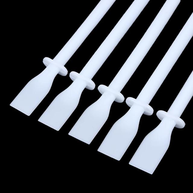 Conjunto de 5 Ferramentas de Plástico para Mistura e Pintura: Paleta, Faca e Acessórios para Artistas e Estudantes de Aquarela e Pintura a Óleo