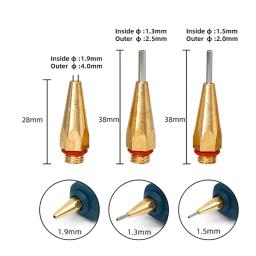 Pistola de cola mínima personalizada de 7 mm 1,3 mm, bico de cobre puro substituível usando bastão de cola de 7 mm, bico vendido separadamente FERRAMENTA DIY - Image 2
