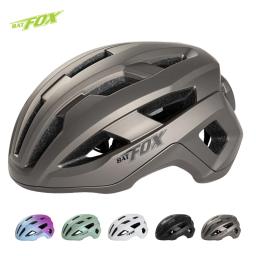 BATFOX-Capacete Ultraleve Aero Road Bike para Homens e Mulheres, Capacete de Ciclismo Profissional, Capacete Ultraleve Interno de Bicicleta, 2022, Novo - Image 1