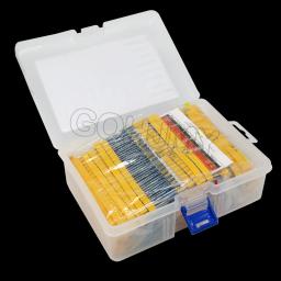 Metal Film Resistores Assorted Pack Kit, 130 Valores, 0.25W, 1 W, 4W, 1%, Variedade Kits, Resistor Fixo, 2600Pcs Lot - Image 2