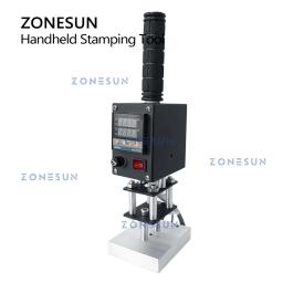 ZONESUN-Máquina de estampagem a quente portátil, Heat Press, Ferramenta de couro digital, papel e madeira, logotipo personalizado, Foil Stamp, ZS-HST1 - Image 5