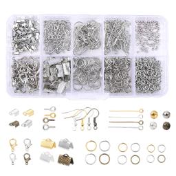 Fecho da lagosta Abrir Jump Rings para Fazer Jóias DIY, Liga Acessórios, Achados Set, Brinco Ganchos, Ferramentas de Reparo, Suprimentos - Image 5