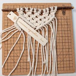 Handmade Macramé Dreamcatcher Rope Knitting Tool, DIY, madeira, tecelagem Spacer, Guia Régua, Artesanato, Ferramenta Auxiliar, 5pcs por conjunto - Image 1