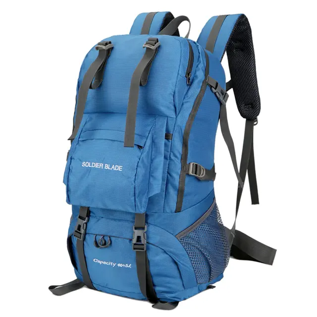 Mochila Impermeável de Grande Capacidade para Viagens, Camping e Montanhismo - 45L