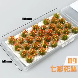 Flores Grama Clusters Modelo Em Miniatura, DIY Material De Construção, Mesa De Areia, Cena Do Jardim, Materiais De Layout, Kits De Diorama, 32Pcs por Caixa - Image 2