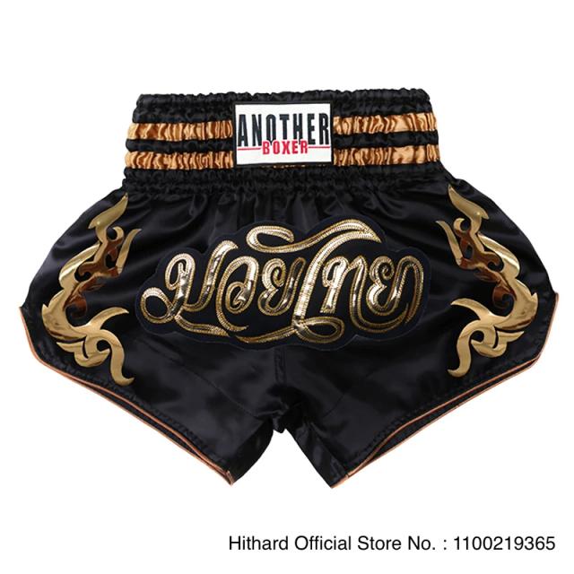 Shorts de Boxe Bordados Elegantes para Adultos e Crianças - Roupas de MMA e Muay Thai para Luta e Ginásio