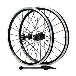 Rodado de bicicleta dobrável, cubo de alavanca de liberação rápida, freio de aro, 20 Polegada, 406, 451 rodas, 20h, 24h, 74-130mm, 100-130mm - Image 2