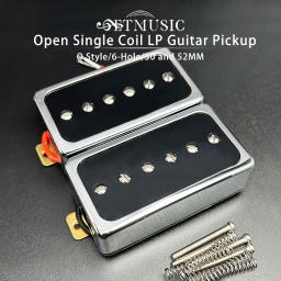 P90 estilo guitarra elétrica captador, Humbucker tamanho, Single Coil, pescoço e ponte, guitarra peças e acessórios, cromo, ouro - Image 1