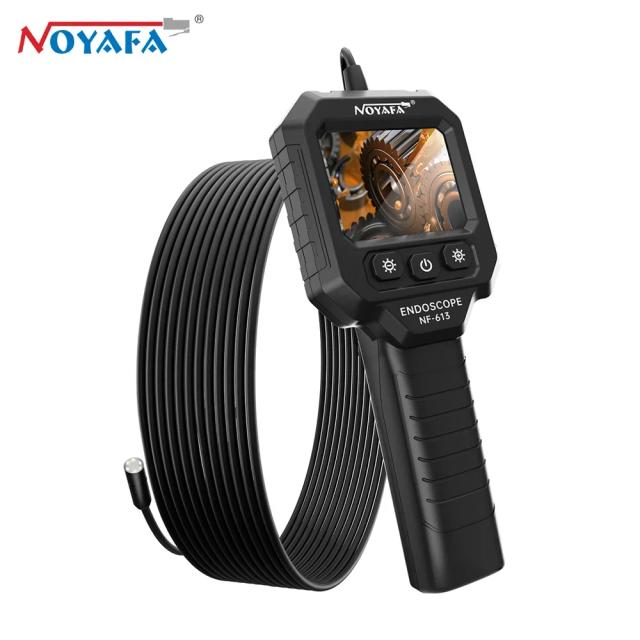 Câmera Endoscópio Industrial NOYAFA NF-613 IP67 Impermeável com Tela IPS de 2.4", Lente de 8mm e Resolução HD1080P Automática