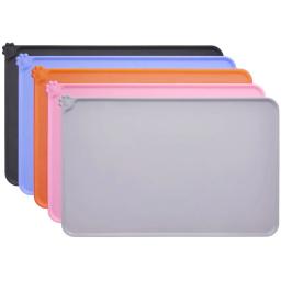 Silicone Pet Food Mat com lábios altos, antiaderente, impermeável, isolamento térmico, pet pad, alimentador de cachorro, tigela Placemat, bandeja, Pet Supplies - Image 4