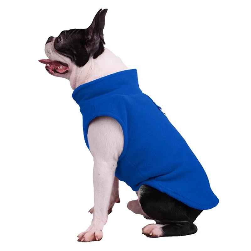 Colete de camisola de lã quente para animais, cães pequenos e médios, chihuahua e buldogue, roupas para cães, roupas de outono e inverno - Image 1