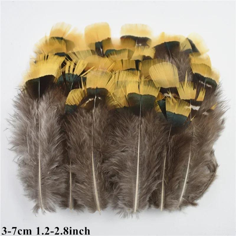 Pena de faisão de pavão natural pequena ganso frango penas plumas diy artesanato festa acessórios de casamento jóias decorativas - Image 1