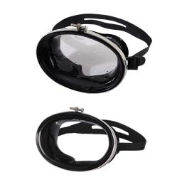 Máscara anti-nevoeiro de mergulho, vidro temperado, máscara de snorkel, óculos de natação sem vazamento, equipamento de mergulho para adultos - Image 1