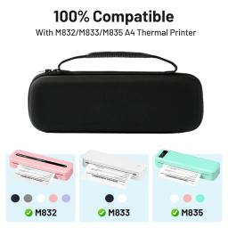 Estojo de transporte da impressora portátil Phomemo, Compatível com Phomemo M832, M834, M835, Travel Printer Compact, Lightweight - Image 3
