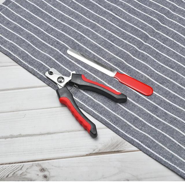Conjunto de Cortadores de Unhas para Cães e Gatos, Tamanhos Pequeno, Médio e Grande - Ferramenta Essencial para Higiene Pet, 2 Peças