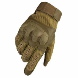 Luvas táticas de dedo completo, combate do exército, Paintball, Airsoft, esportes ao ar livre, luvas de borracha - Image 3
