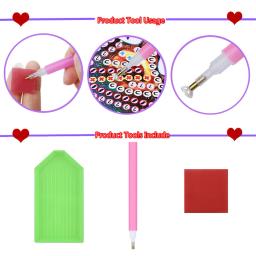 Diamante Pintura Desktop Ornamentos Kit, Saltos Altos, Kits De Arte Em Forma Especial, Decorações Desktop - Image 5