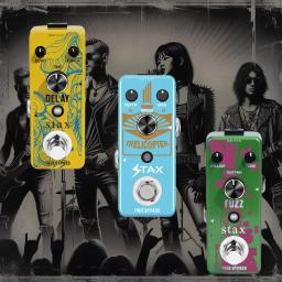 Stax-Guitarra Efeitos Pedais, Fuzz Disc, Overdrive Harmonizador, Noise Gate, Dumble Flanger, Delay Booster, Phaser Effector, Fonte de alimentação - Image 3